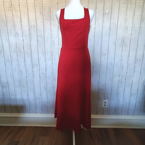 Classy Fit & Flare A-Line Dress - Picture 2 of 4